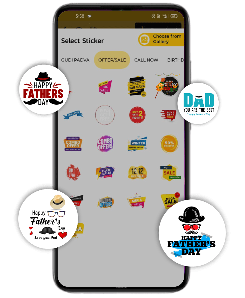 Fathers Day GIF stickers